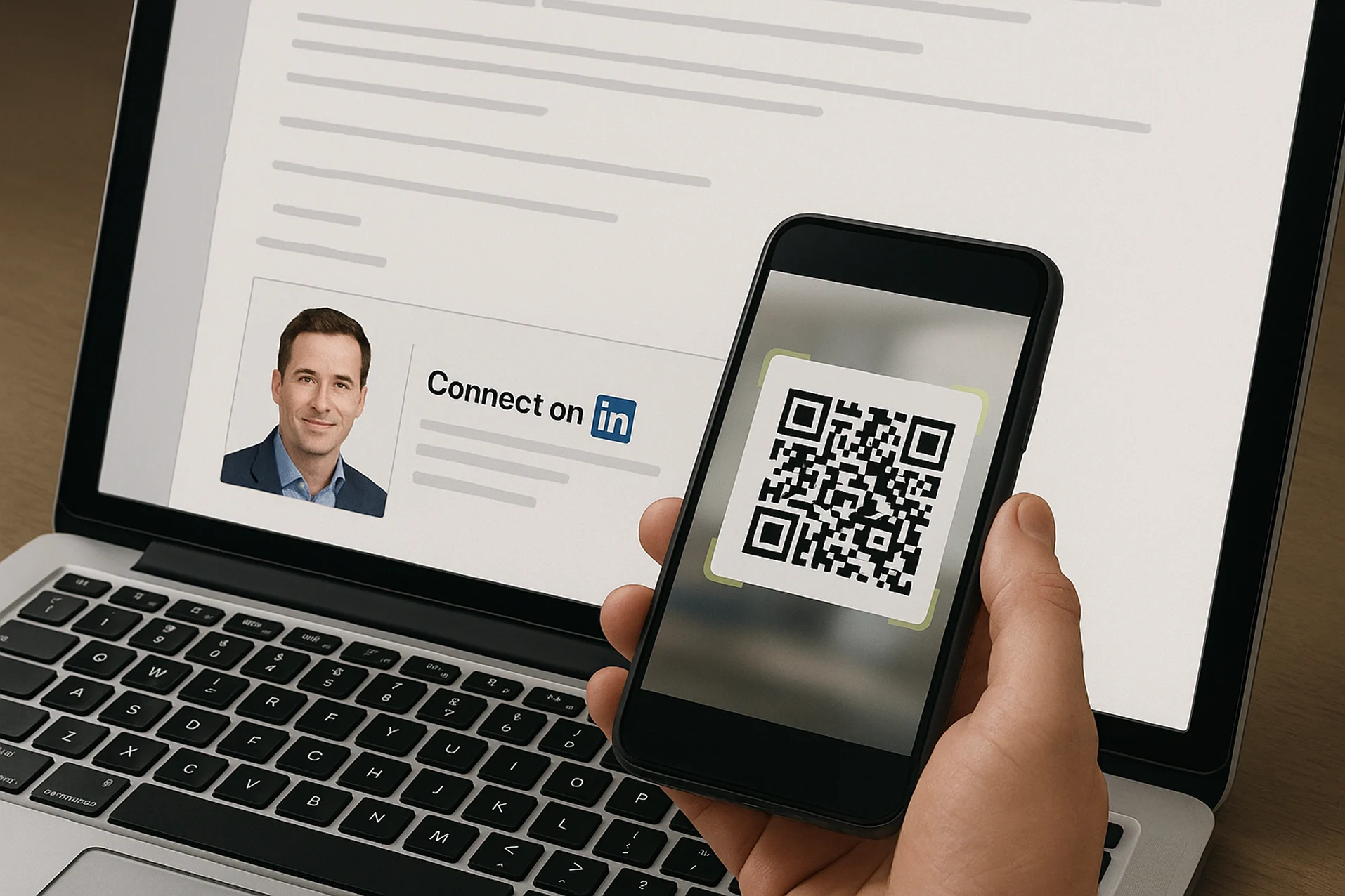 Add a LinkedIn QR Code to an Email Signature