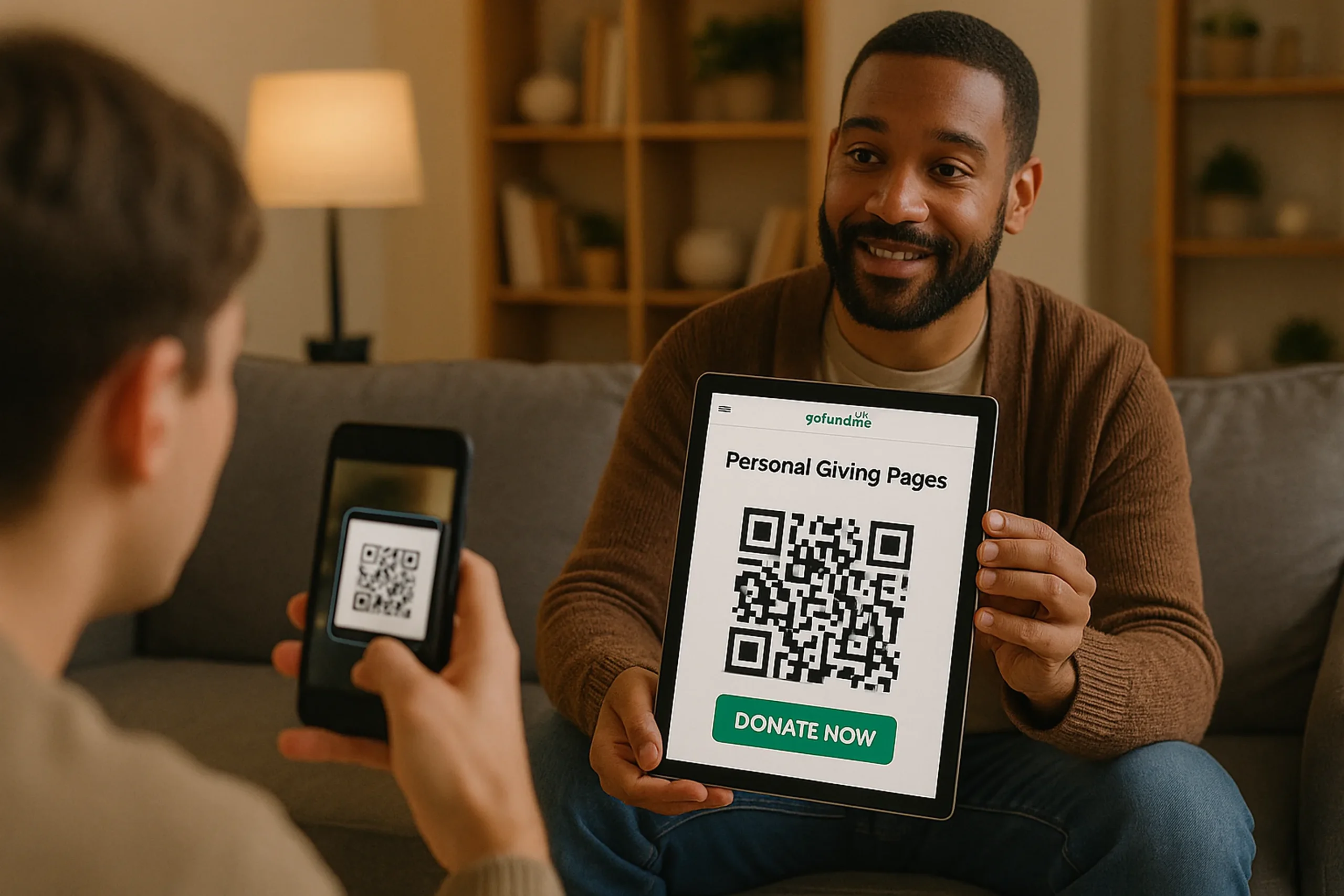 Donation QR Codes Shared Digitally