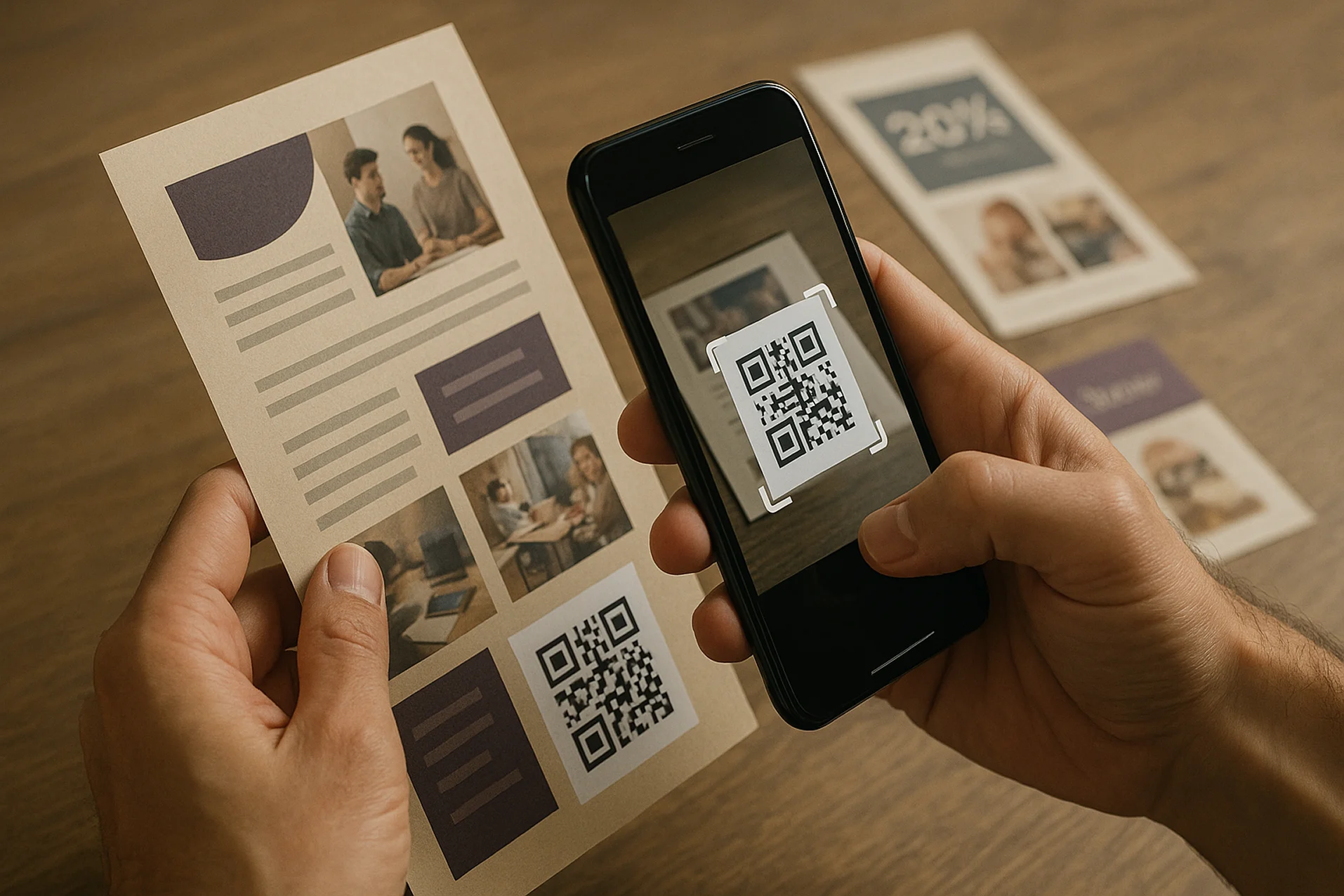 Email QR Code for Promotional Insert