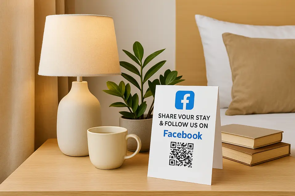 FB QR code for a hotel