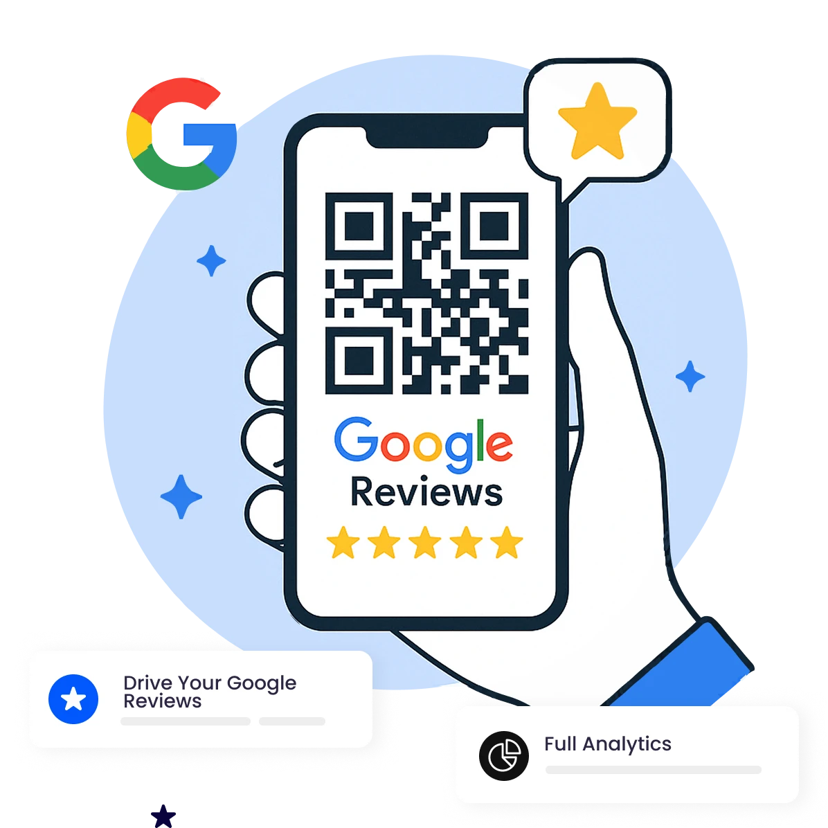 Aprovechar códigos QR y redes sociales para facilitar el acceso a reseñas