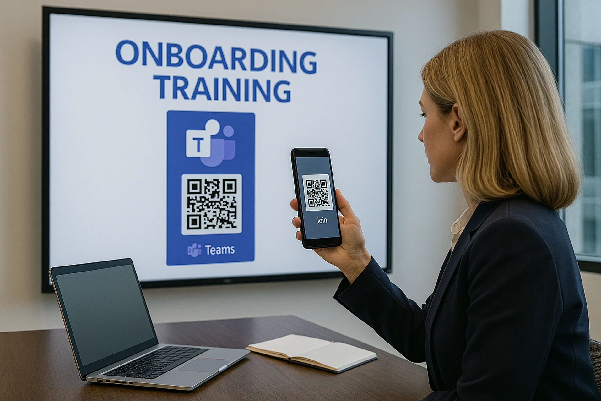 Microsoft Teams QR Code for Onboarding