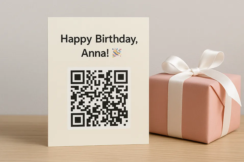 QR Code for Birthday Cards