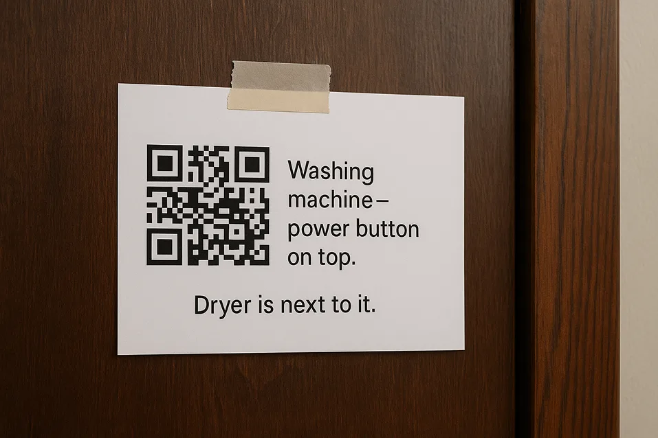 QR Code for Door Advertisements