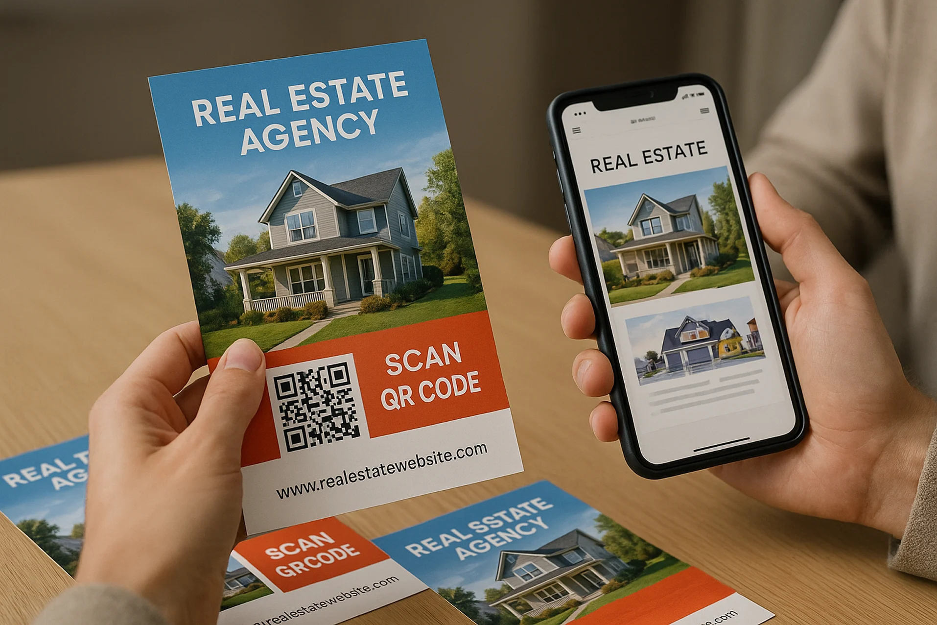 QR Code for Real Estate Flyer