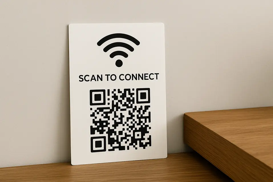 QR Code for a WiFi Password