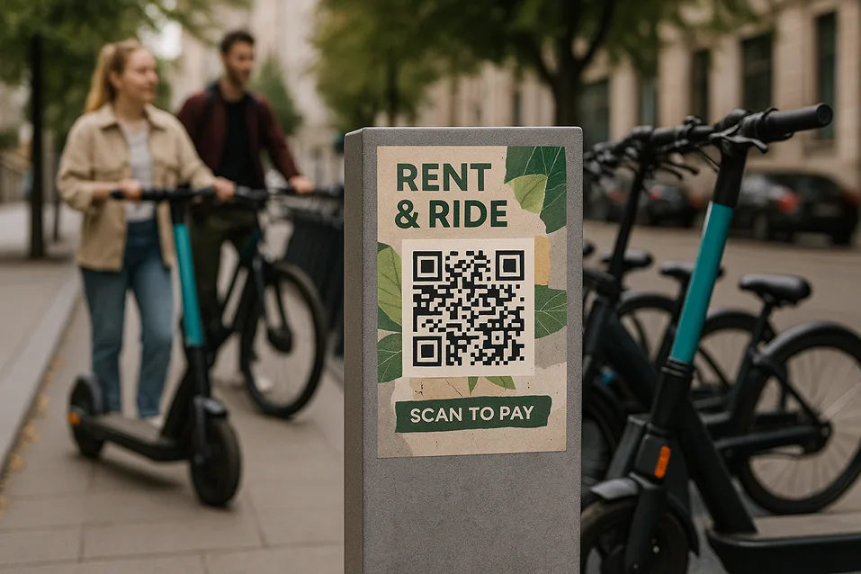 QR Code for rent payments
