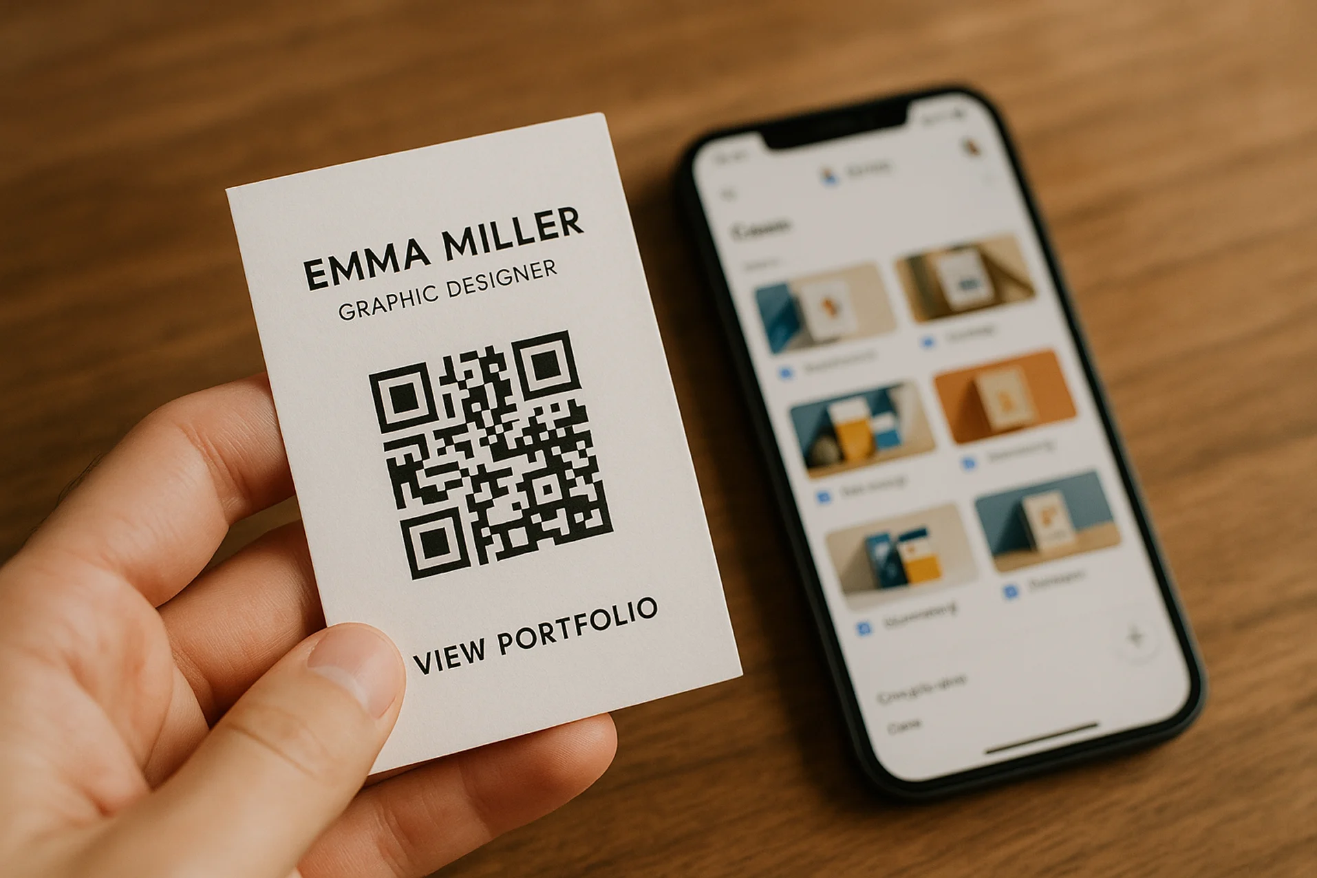 QR Code on Business Cards
