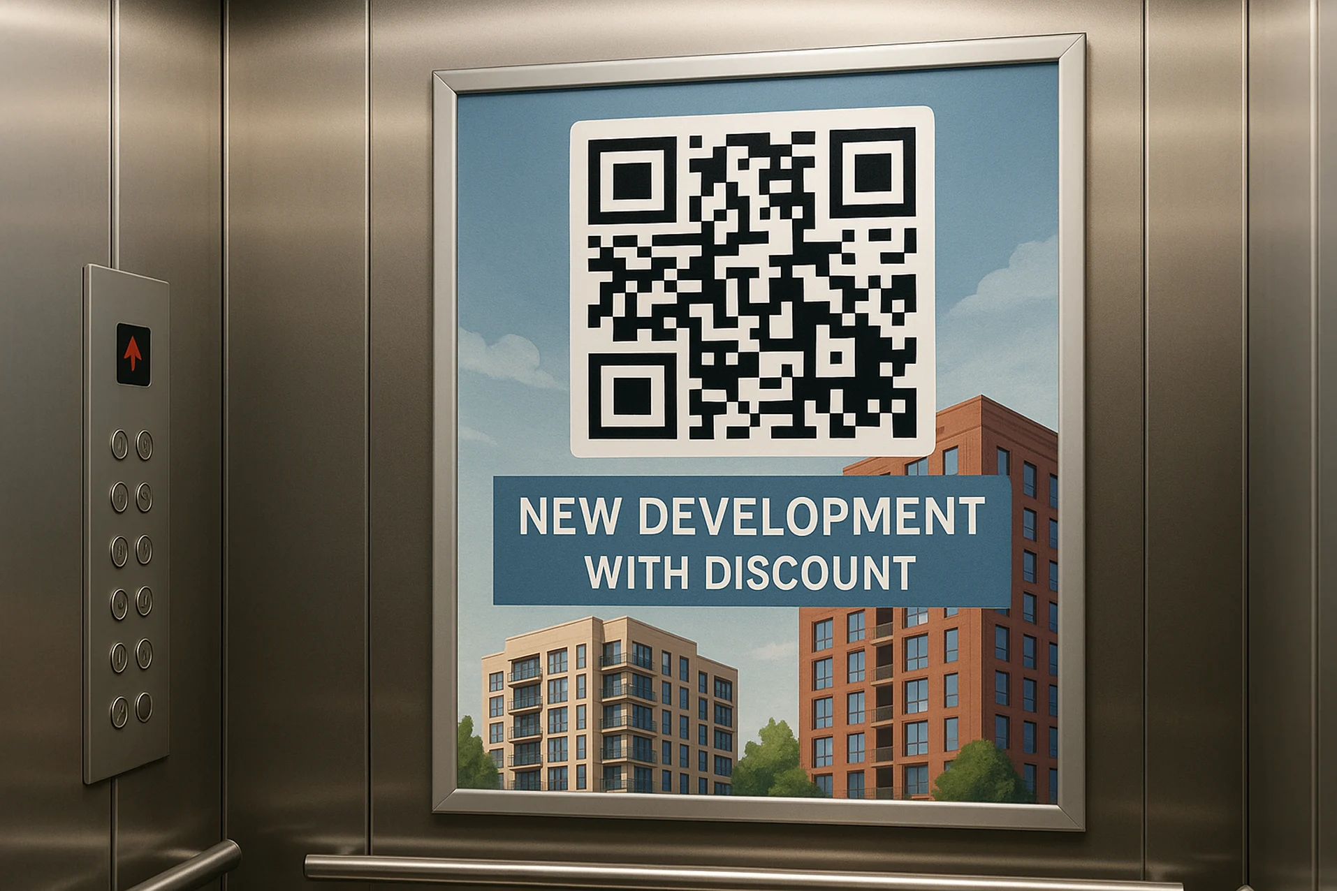 Real Estate QR Code for Poster