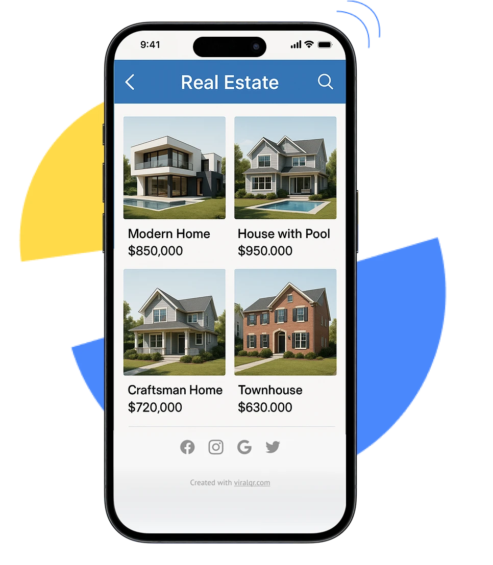 QR Code for Real Estate