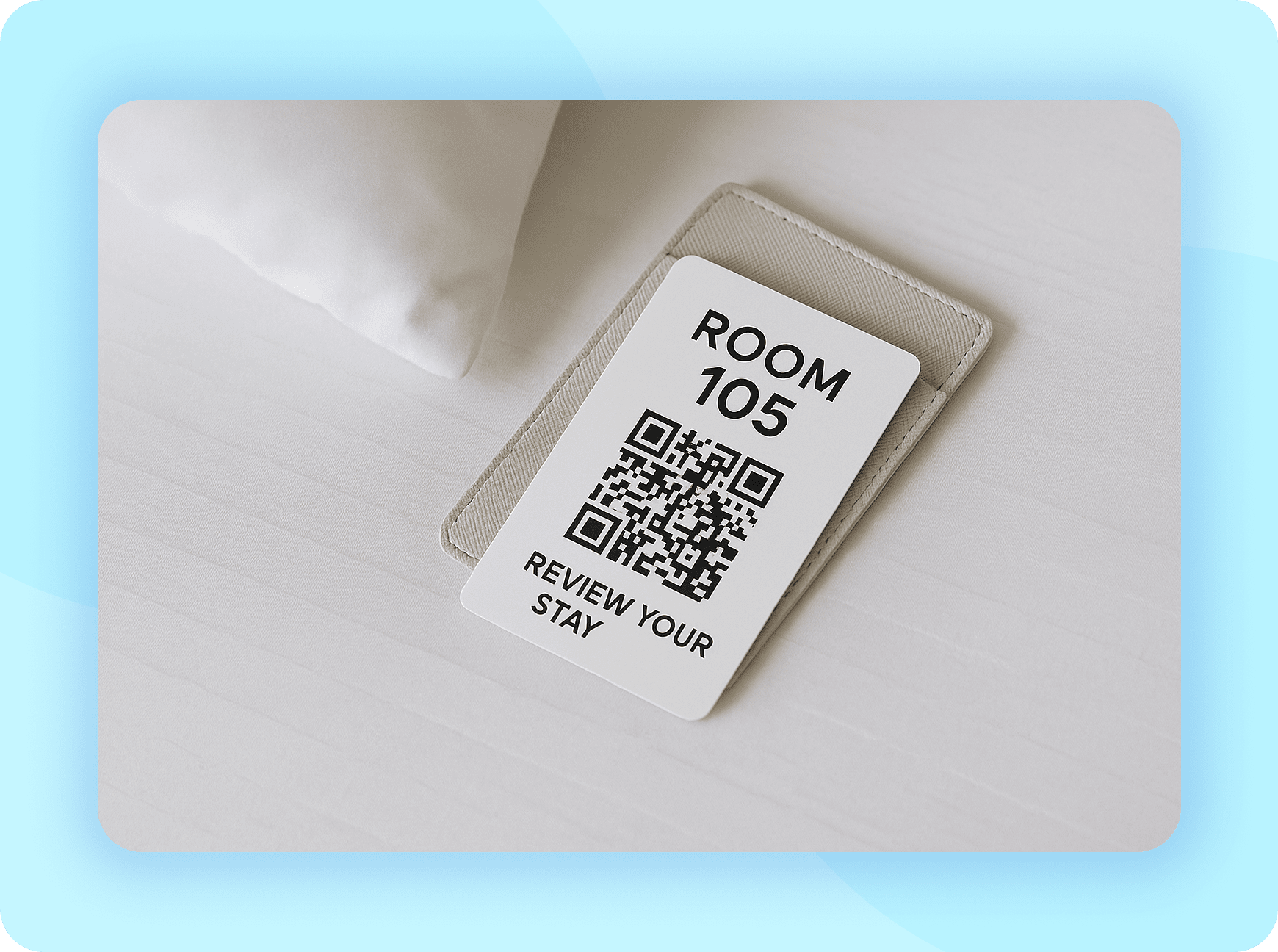 Review QR Code for hotels example