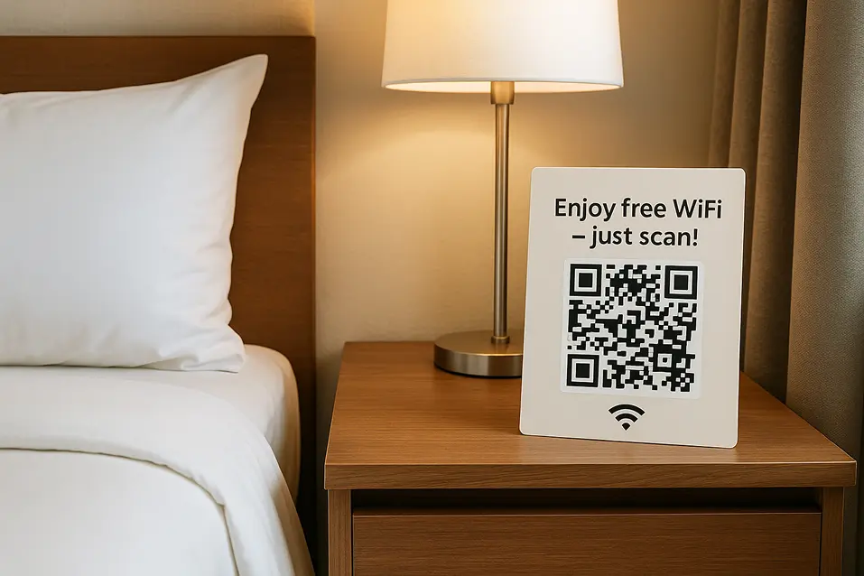 WiFi QR Code for a Hotel