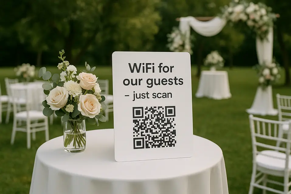 WiFi QR Code for an Event