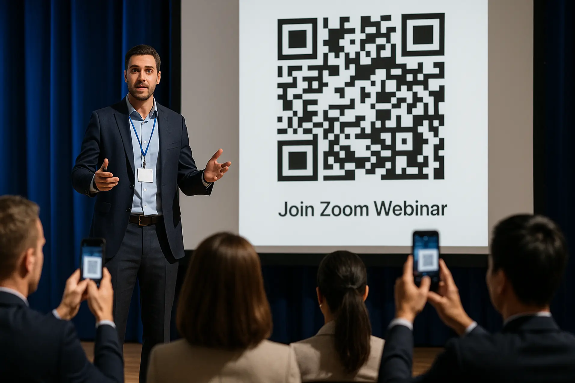 Zoom QR Codes for Webinars