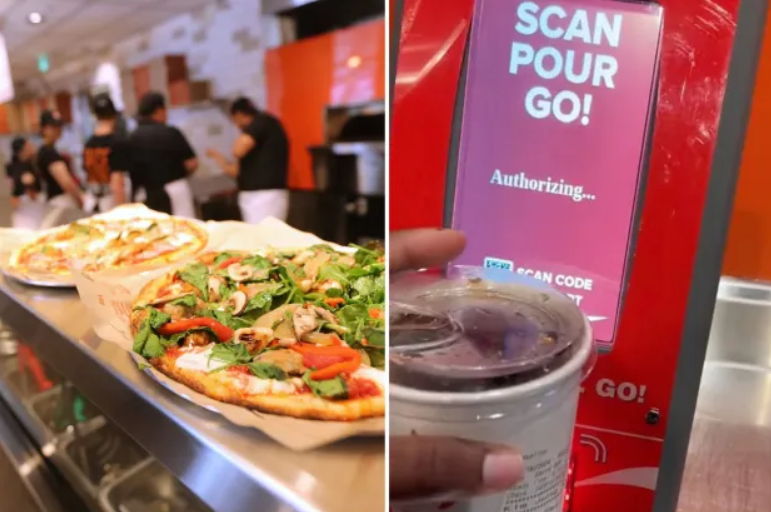 Blaze Pizza has implemented QR code