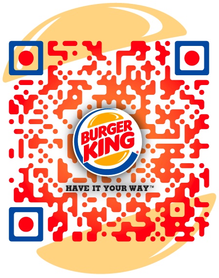 burger king kuwait facebook page logo qr code example