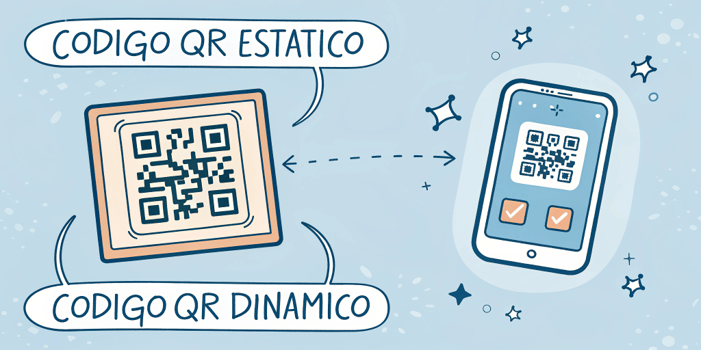 Códigos QR estáticos vs dinámicos