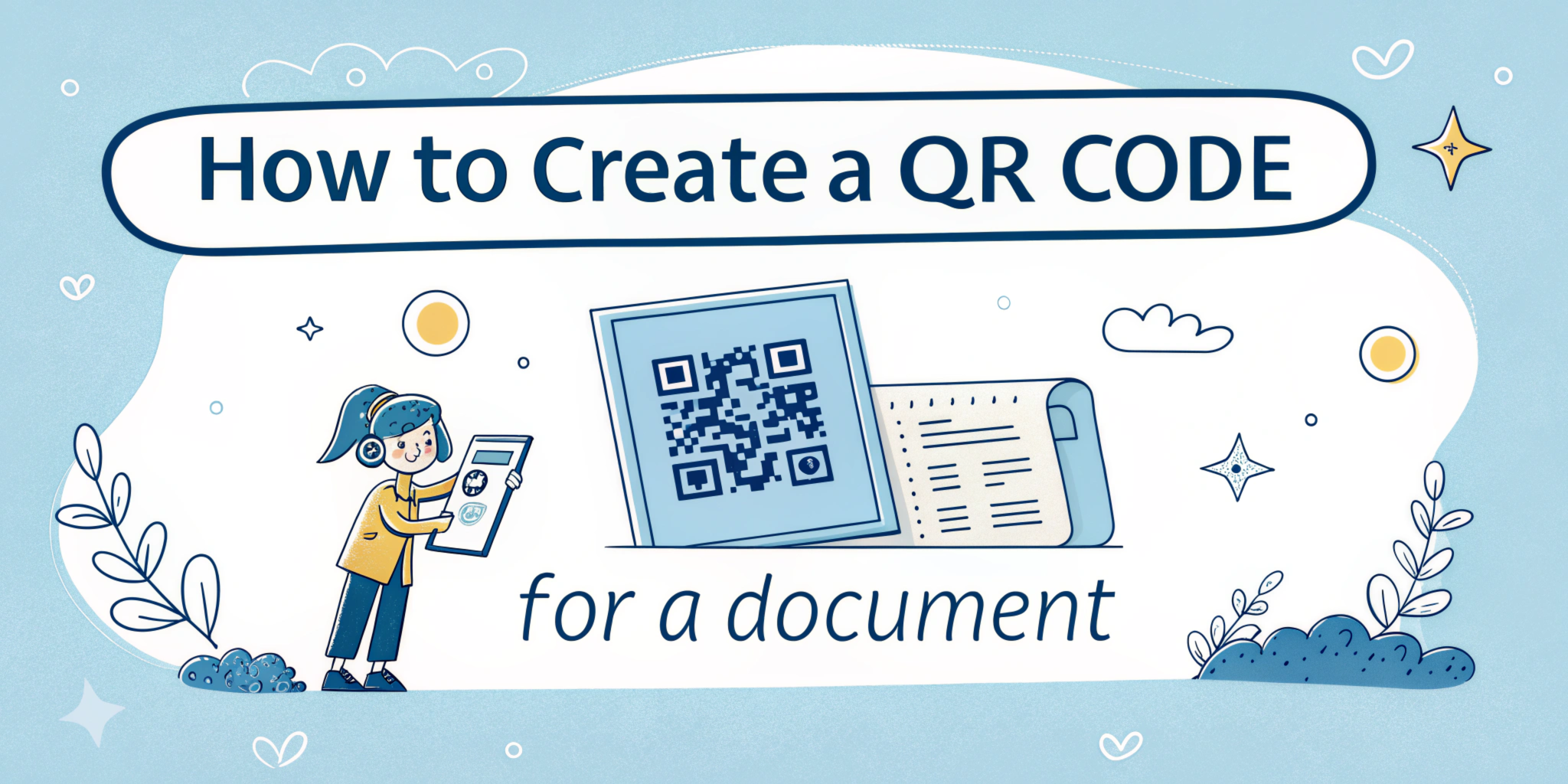 how to create a qr code for a document