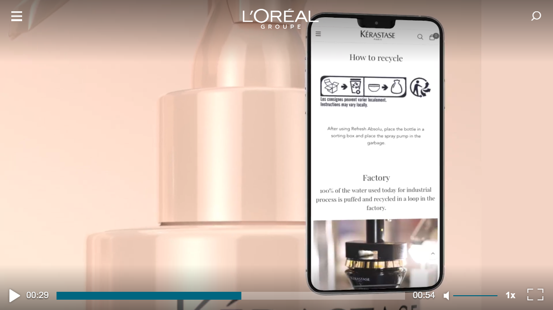 L’Oreal QR Codes with Instructions