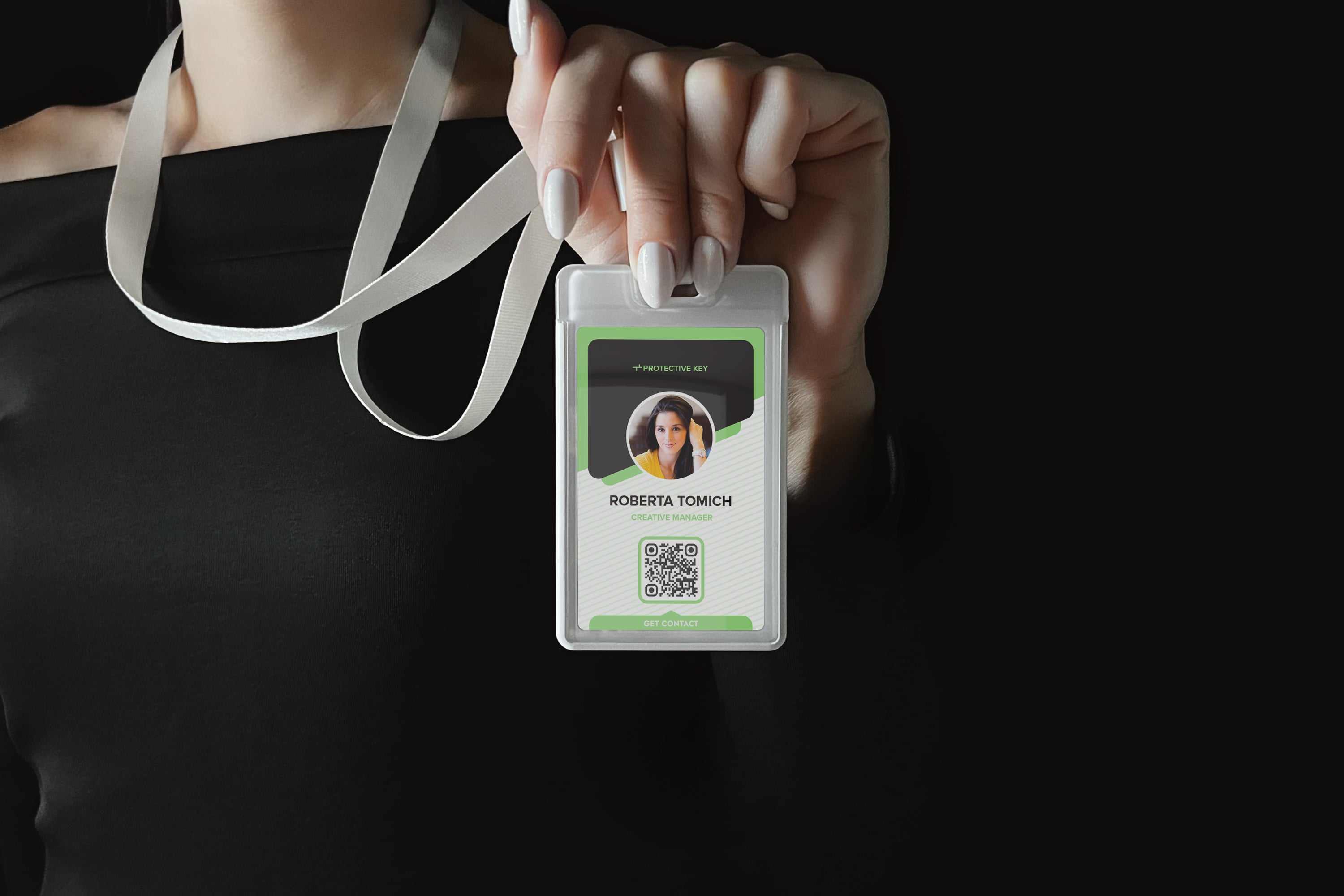Reimagining Business Badges with QR Codes
