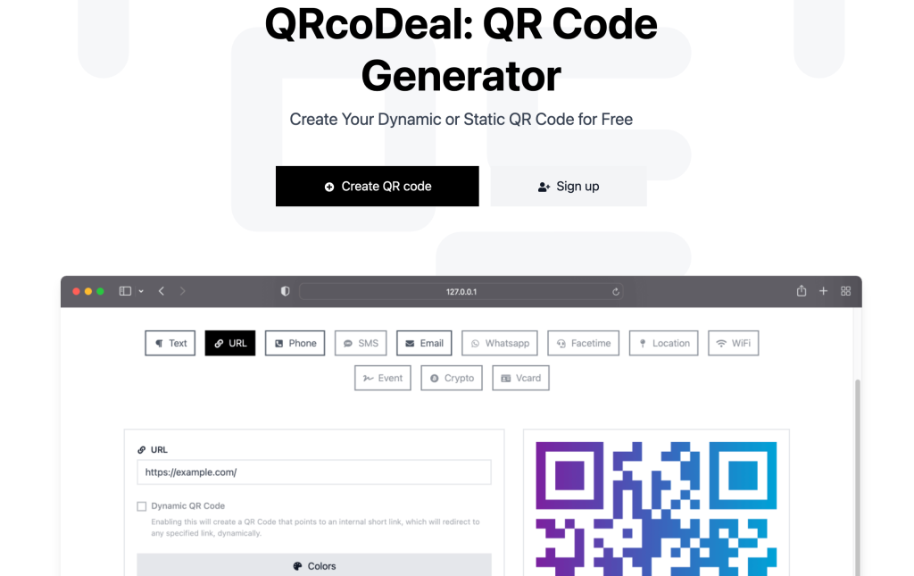 qrcodeal main