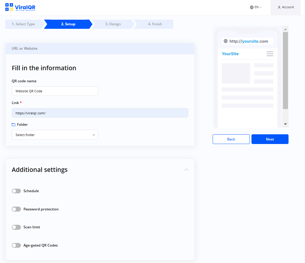 Set Up Your Dynamic QR Code